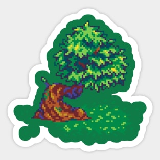 TREE PIXEL Sticker